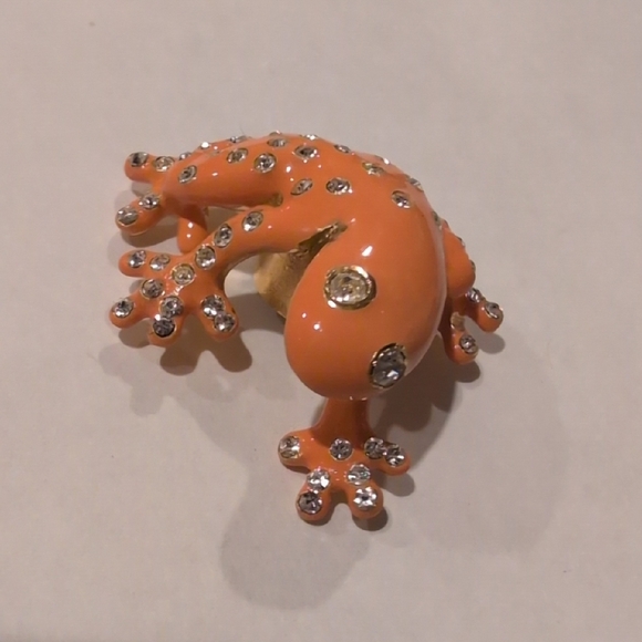 Joan Rivers Magnetic Frog Brooch - Picture 3 of 12